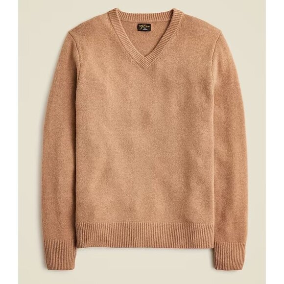 J. Crew Other - J. Crew Relaxed midweight cashmere V-neck sweater XL